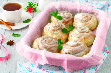 Bułeczki Cinnabon z cynamonem przepis ze zdjęciami krok po kroku i wideo