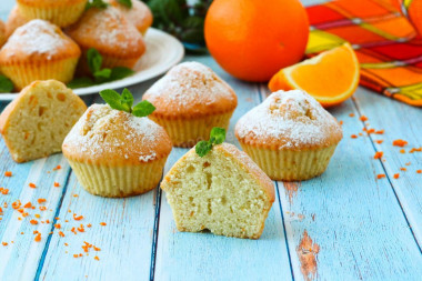 Pomarańczowe mini keksy w piekarniku przepis ze zdjęciami krok po kroku i wideo