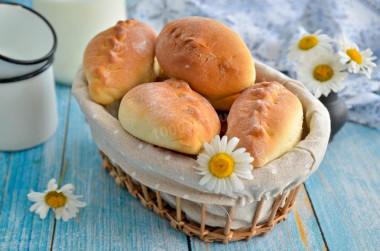 Pierożki z ryżem i jajkiem z piekarnika przepis ze zdjęciami krok po kroku i wideo