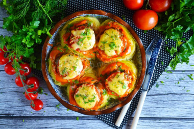 Gniazda makaronowe z mięsem mielonym z piekarnika przepis ze zdjęciami krok po kroku i wideo