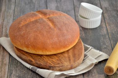Chleb pieczony bez formy w piekarniku przepis ze zdjęciami krok po kroku i wideo