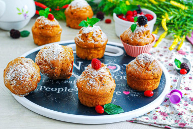 Muffinki twarogowe z piekarnika w silikonowych foremkach przepis ze zdjęciami krok po kroku i wideo
