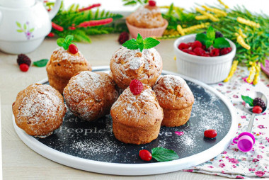 Muffinki twarogowe z piekarnika w silikonowych foremkach przepis ze zdjęciami krok po kroku i wideo