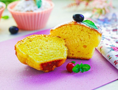 Muffinki twarogowe z piekarnika w silikonowych foremkach przepis ze zdjęciami krok po kroku i wideo