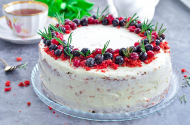 Klasyczny tort „Red Velvet” w domu przepis ze zdjęciami krok po kroku i wideo