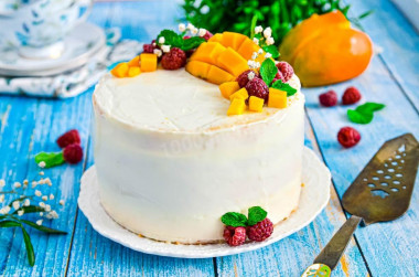 Tort musowy z mango przepis ze zdjęciami krok po kroku i wideo