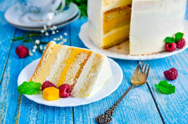 Tort musowy z mango przepis ze zdjęciami krok po kroku i wideo