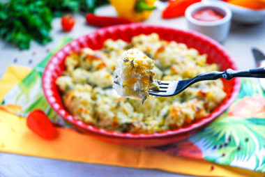 Kalafior w śmietanie z piekarnika przepis ze zdjęciami krok po kroku