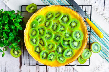 Tarta z kiwi z piekarnika przepis ze zdjęciami krok po kroku i wideo