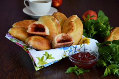 Pierożki z powidłami z piekarnika przepis ze zdjęciami krok po kroku i wideo