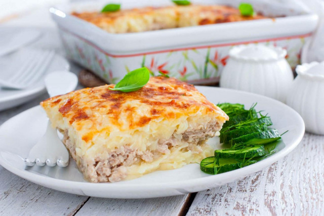 Tarte ziemniaki z mięsem mielonym w piekarniku przepis ze zdjęciami krok po kroku