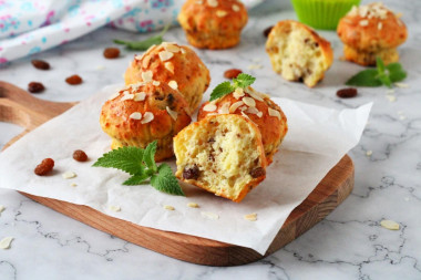 Twarogowe mini keksy fit z piekarnika przepis ze zdjęciami krok po kroku