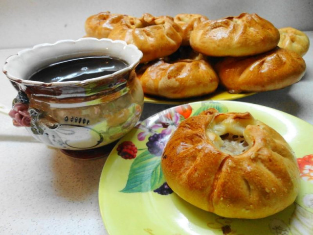 Bielasze bez drożdży z mięsem w piekarniku przepis ze zdjęciami krok po kroku