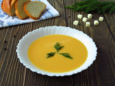 Zupa krem z serem topionym i kurczakiem przepis ze zdjęciami krok po kroku i wideo
