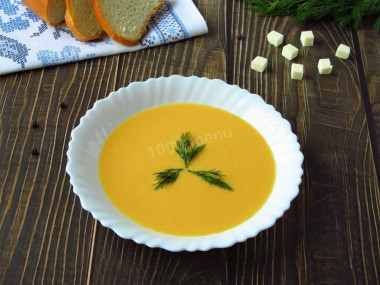 Zupa krem z serem topionym i kurczakiem przepis ze zdjęciami krok po kroku i wideo