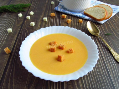 Zupa krem z serem topionym i kurczakiem przepis ze zdjęciami krok po kroku i wideo