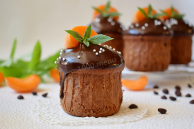 Muffinki z czekoladą w środku przepis ze zdjęciami krok po kroku i wideo