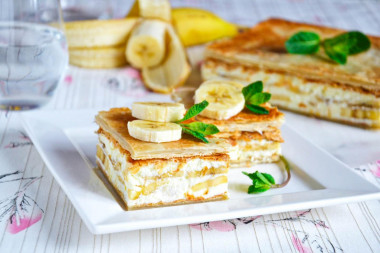 Tort z bananami bez herbatników przepis ze zdjęciami krok po kroku i wideo