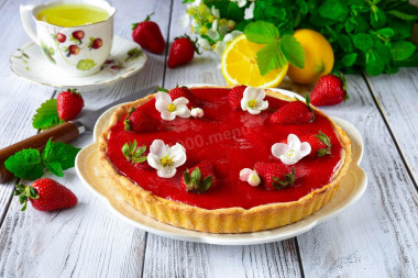 Tarta z truskawkami i twarogiem przepis ze zdjęciami krok po kroku i wideo
