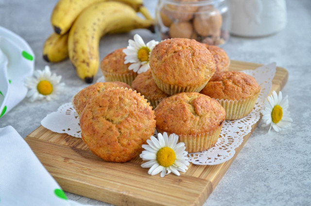 Muffinki bananowe przepis ze zdjęciami krok po kroku i wideo