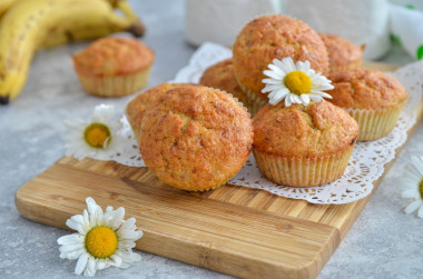 Muffinki bananowe przepis ze zdjęciami krok po kroku i wideo
