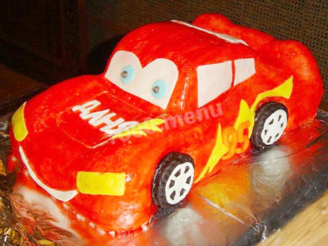 Tort „Zygzak McQueen” z masy cukrowej przepis ze zdjęciami krok po kroku