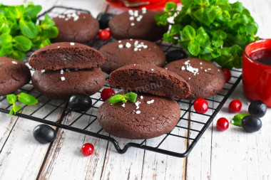 Ciasteczka czekoladowe Brownie przepis ze zdjęciami krok po kroku i wideo