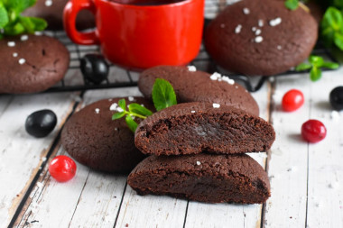 Ciasteczka czekoladowe Brownie przepis ze zdjęciami krok po kroku i wideo