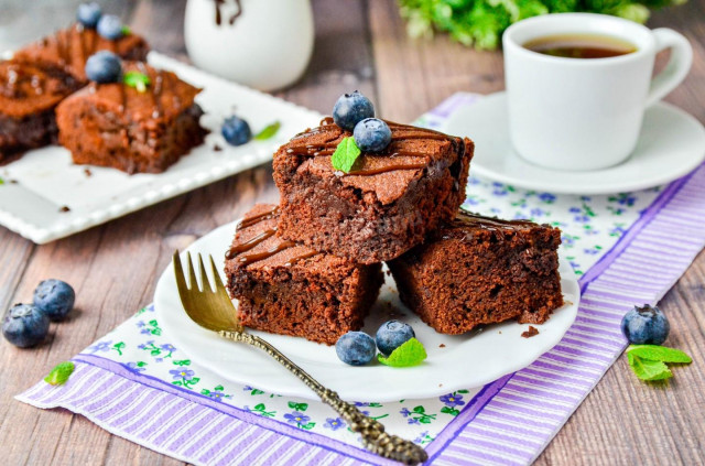 Klasyczne brownie z kakao przepis ze zdjęciami krok po kroku i wideo