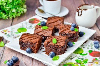 Klasyczne brownie z kakao przepis ze zdjęciami krok po kroku i wideo