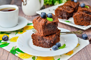 Klasyczne brownie z kakao przepis ze zdjęciami krok po kroku i wideo