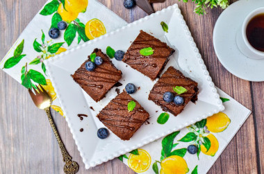 Klasyczne brownie z kakao przepis ze zdjęciami krok po kroku i wideo