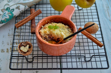 Crumble jabłkowe przepis ze zdjęciami krok po kroku i wideo