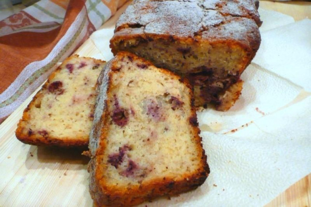 Keks twarogowy z owocami jagodowymi przepis ze zdjęciami krok po kroku