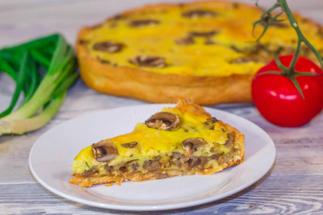 Tarta z grzybami i serem przepis ze zdjęciami krok po kroku i wideo