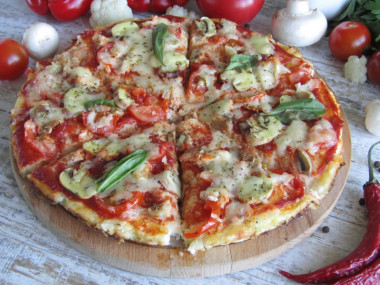 Pizza bez mąki przepis ze zdjęciami krok po kroku