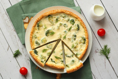 Quiche z brokułami przepis ze zdjęciami krok po kroku i wideo