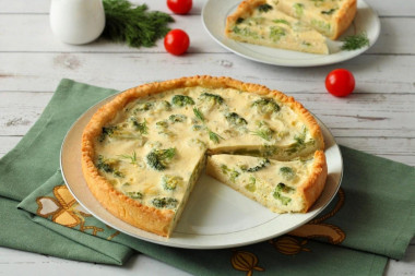 Quiche z brokułami przepis ze zdjęciami krok po kroku i wideo