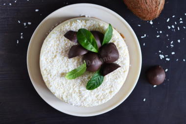 Cheesecake kokosowy przepis ze zdjęciami krok po kroku i wideo