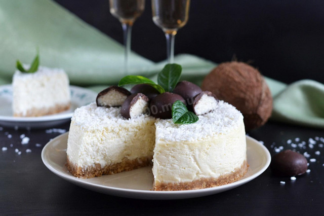 Cheesecake kokosowy przepis ze zdjęciami krok po kroku i wideo