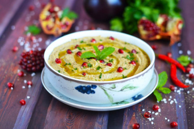 Baba ghanoush z bakłażanów przepis ze zdjęciami krok po kroku i wideo