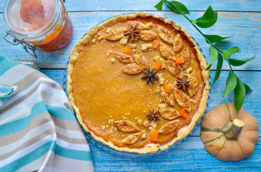 Klasyczna amerykańska tarta dyniowa z mlekiem skondensowanym i cynamonem przepis ze zdjęciami krok po kroku i wideo