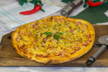 Pizza z kukurydzą przepis ze zdjęciami krok po kroku i wideo