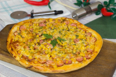 Pizza z kukurydzą przepis ze zdjęciami krok po kroku i wideo