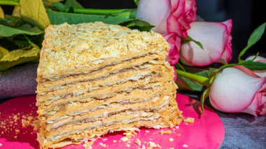 Afgański tort „Napoleon” przepis ze zdjęciami krok po kroku i wideo