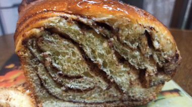 Babka z nadzieniem czekoladowym przepis ze zdjęciami krok po kroku i wideo