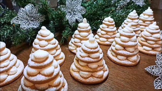 Choinki miodowo-twarogowe przepis ze zdjęciami krok po kroku i wideo