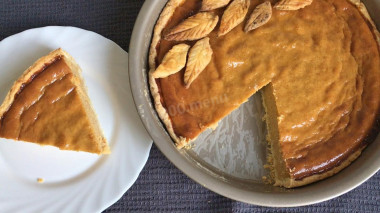 Tarta dyniowa z mlekiem skondensowanym przepis ze zdjęciami krok po kroku i wideo