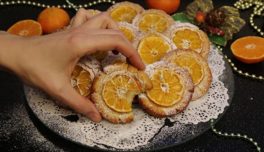 Świąteczne ciasteczka „Mandarynka” przepis ze zdjęciami krok po kroku i wideo