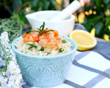 Risotto z krewetkami przepis ze zdjęciami krok po kroku i wideo